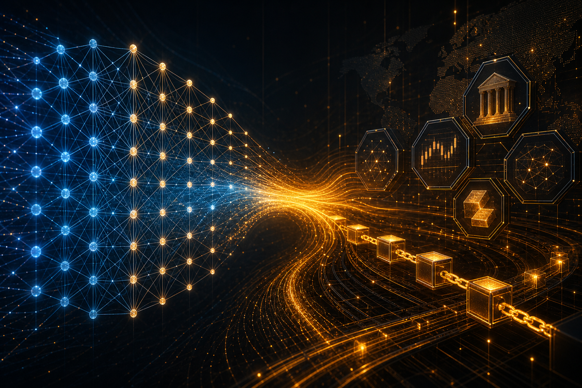 Editorial illustration for When Commodity AI Meets Programmable Capital