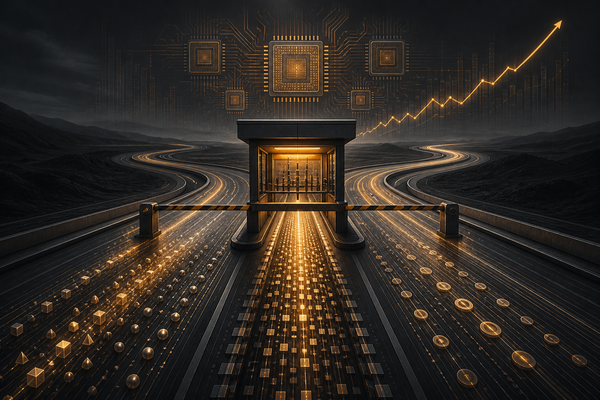 Editorial illustration for The Tollbooth Is the Trade: Stripe's OpenRouter Deal Reshapes AI Positioning