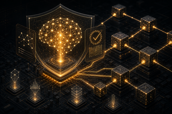 Editorial illustration for OpenGradient: Verifiable AI Inference for Onchain Agents