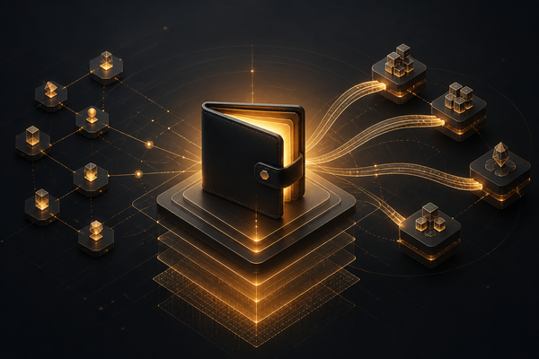 Editorial illustration for Warden: The Agentic Wallet Layer