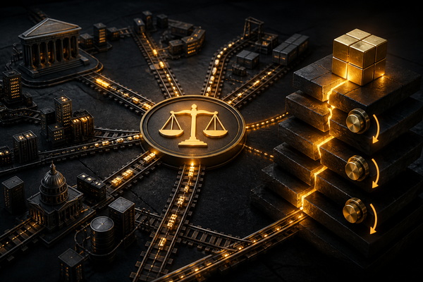 Editorial illustration for Permission Is the New Scarcity: Regulated Rails Reprice Capital