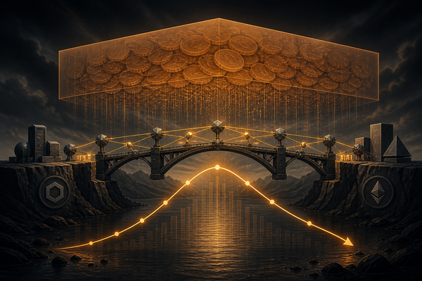 Editorial illustration for deBridge: Real Fees, Recovery Priced In, Dilution Still Ahead